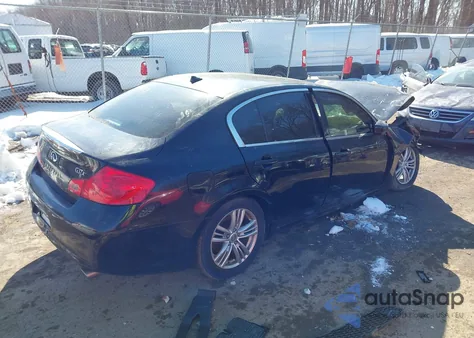 2013 Infiniti G37X z USA, uszkodzony, nr VIN JN1CV6AR9DM763365